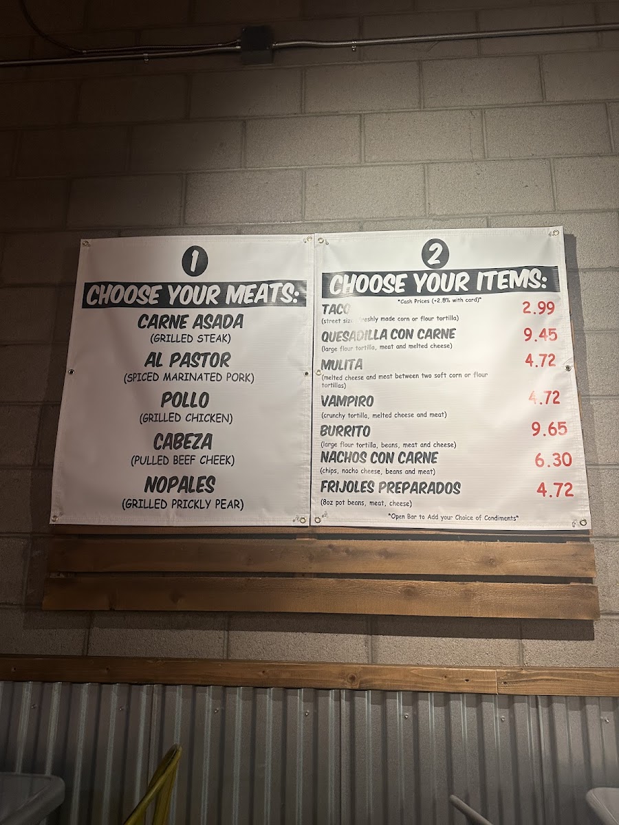 Tacos Calafia Menu - Image 4